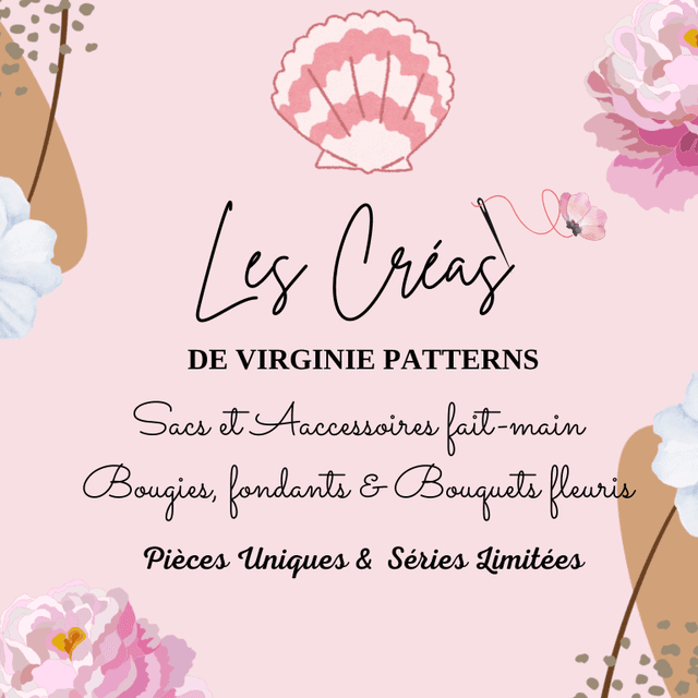 Bienvenue dans un monde de douceur et de Création artisanale 🌺
Des Sacs & Accessoires uniques...Nos créations sont pensées pour SUBLIMER votre quotidien. Chaque pièce est une rencontre entre style, poésie et artisanat.🌷

Offrez-vous un accessoire qui a une âme. Authentique, durable, et surtout unique - parce que chaque détail compte, et que votre style mérite ce qu'il y a de plus précieux.🌸 Nouveauté sur le site Les porte clés personnalisés et accessoires de rangement fait main ainsi que des articles fait main pour la décoration de votre maison...
Et pour plus de décoration, et sublimer votre intérieur, nous fabriquons des bougies naturelles en cire de soja et fragrance de grasse Sans CMR et phalates pour un Univers aux parfums envoûtant qui respecte avant tout notre bien être sans toxicité ...